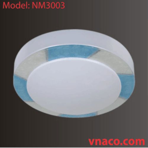 Đèn mâm nhựa ốp trần đường kính 350mm Model NM3003