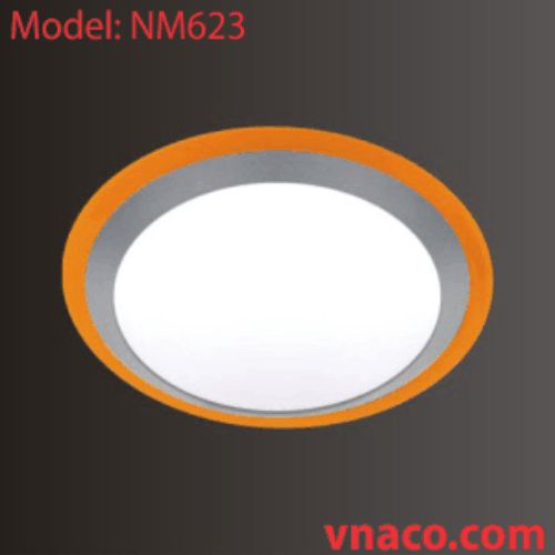 Đèn mâm nhựa ốp trần 350mm Model NM623