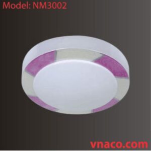 Đèn mâm nhựa ốp trần 350mm Model NM3002