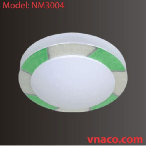 Đèn mâm nhựa ốp trần đường kính 350 Model NM3004