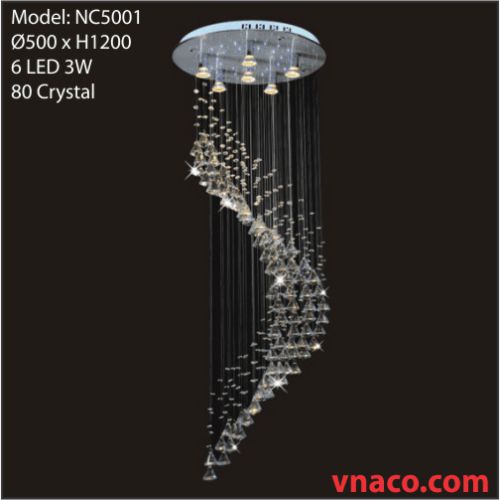 Đèn thả treo trần Phalê LED Model NC5001