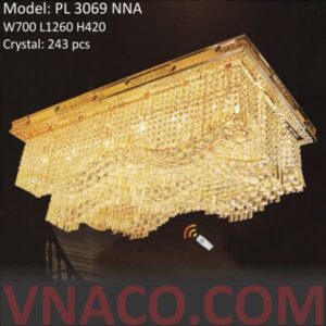 Đèn trang trí Pha Lê ốp trần Model PL 3069 NNA