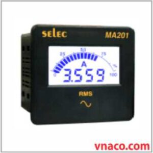 Đồng hồ tủ điện Selec dạng số hiển thị LCD 1 pha 3 pha