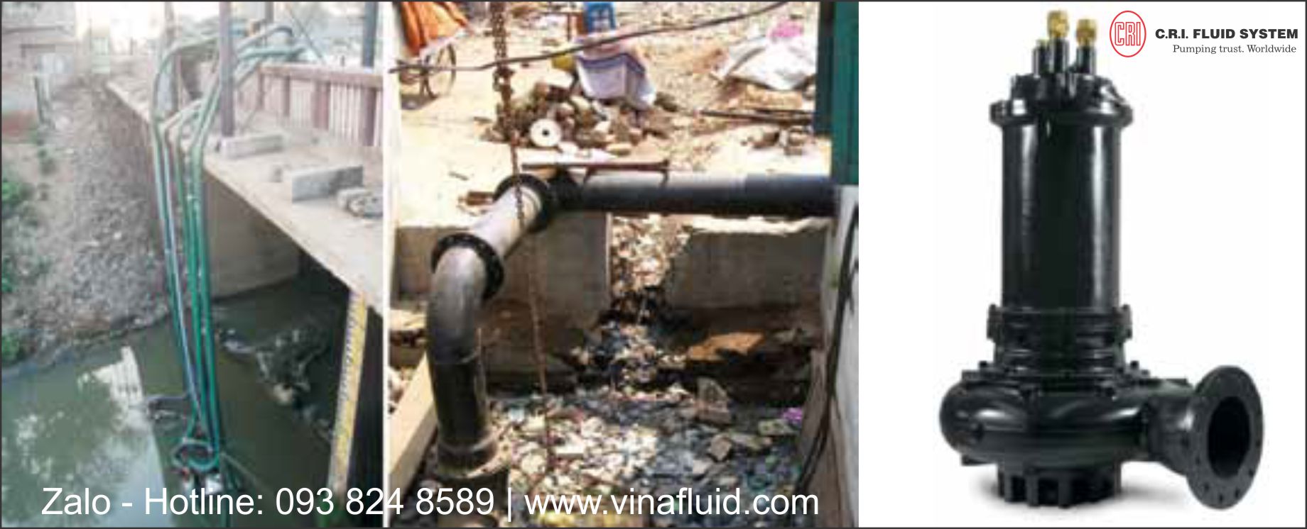 Bơm chìm nước thải CRI KC SERIES India Made