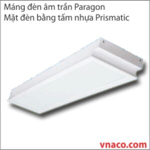 Máng đèn âm trần có thân bằng nhựa Prismatic Paragon